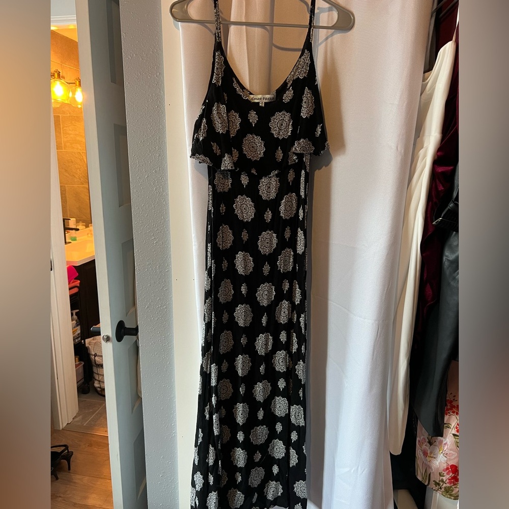 Patterned Maxi Dress